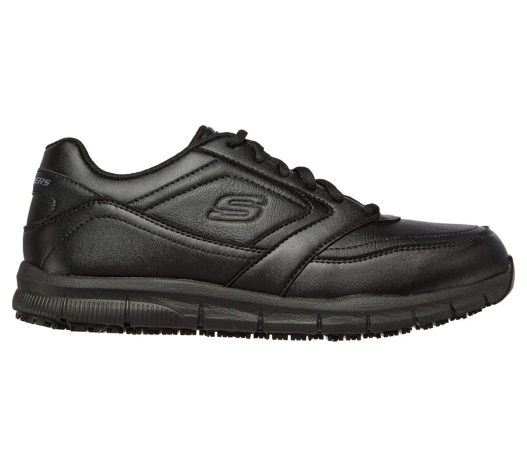Skechers (77156EC) Mens Nampa Work Shoes in Black Size 8 to 12