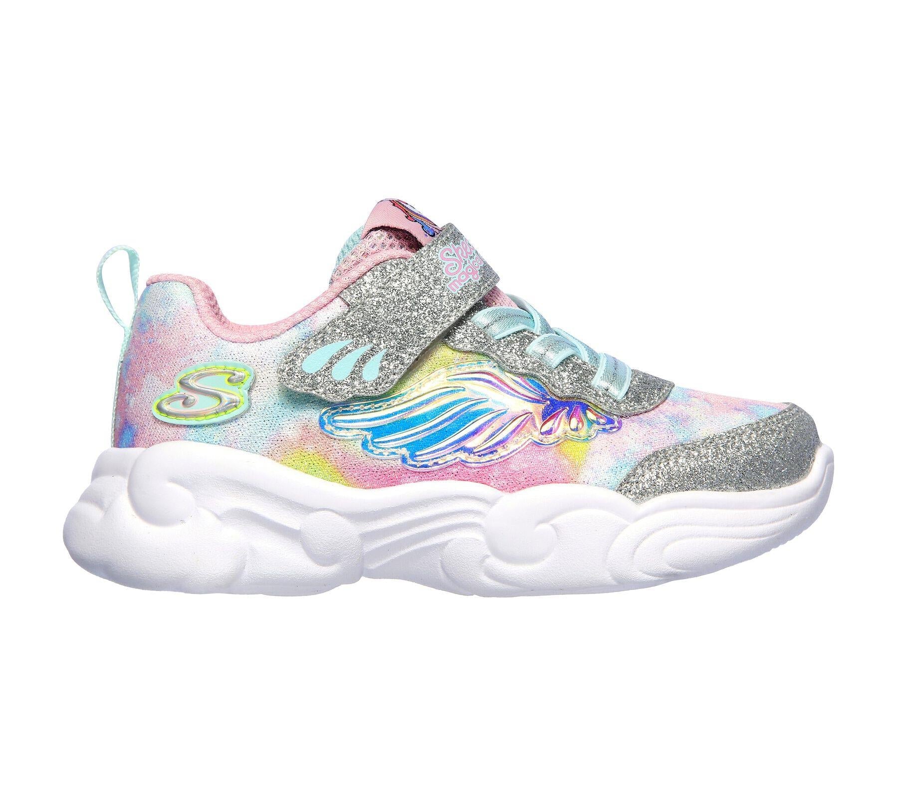 Skechers (GAR302765N) Childrens Sports Unicorn Storm Shoes in UK 4 to 11
