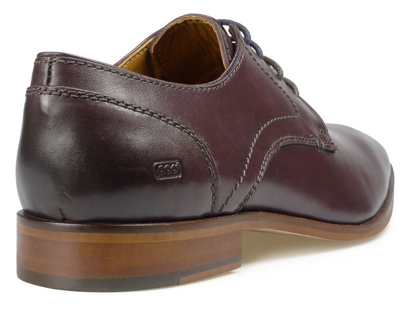 Paul O'Donnell Mens Lace Up Formal Shoe - Boston 2 Bordo Brush Off