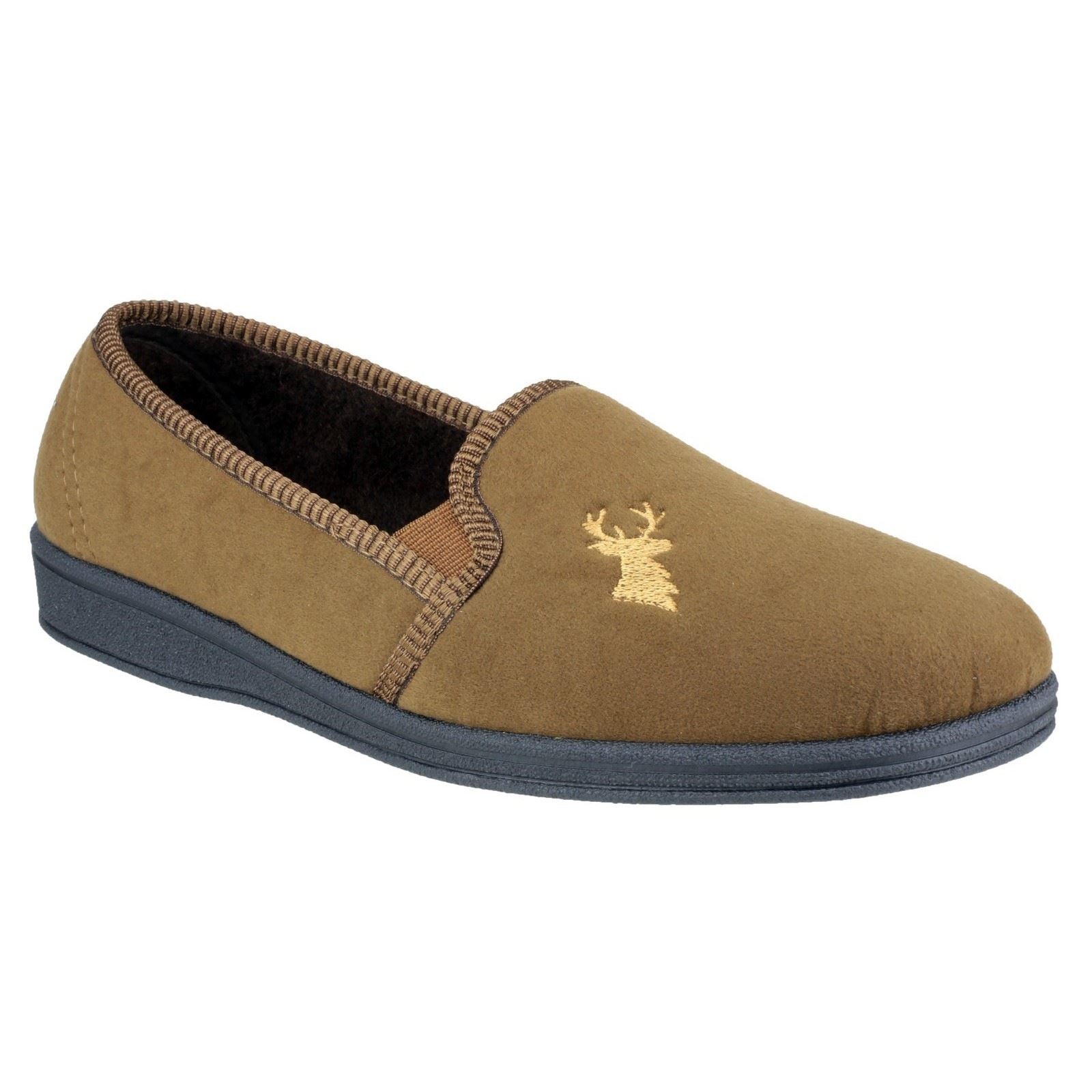 Mirak Men Slipper - Stag in 3 Colours, 6 to 12