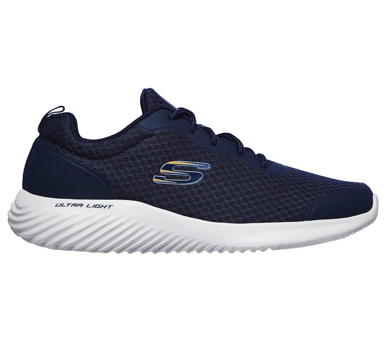 SKECHERS Men's Bounder - Voltis Running/Walking Trainers in Navy