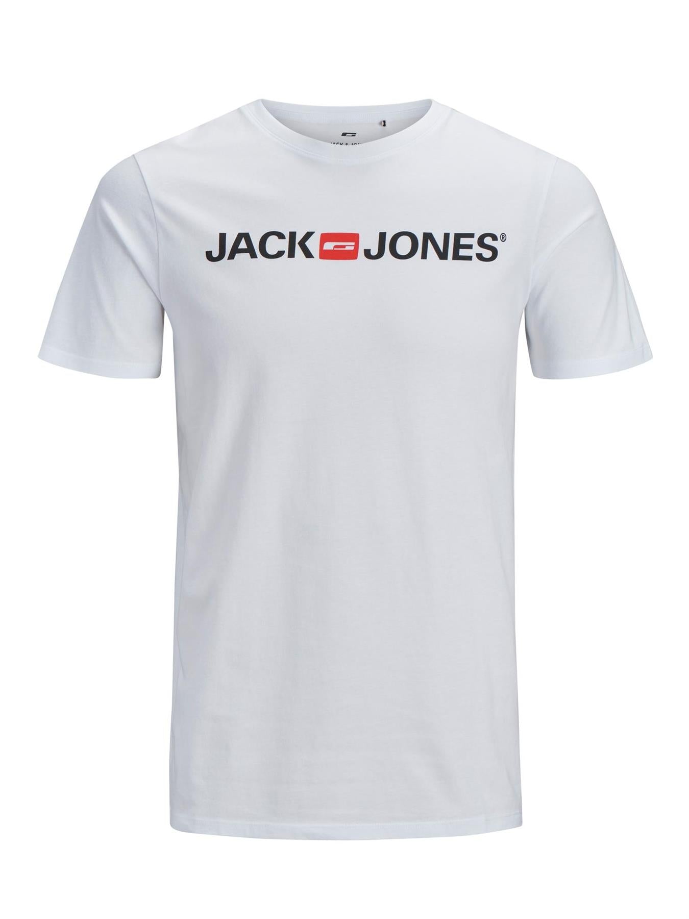 Jack & Jones Mens Plus Corp Logo Printed Tee