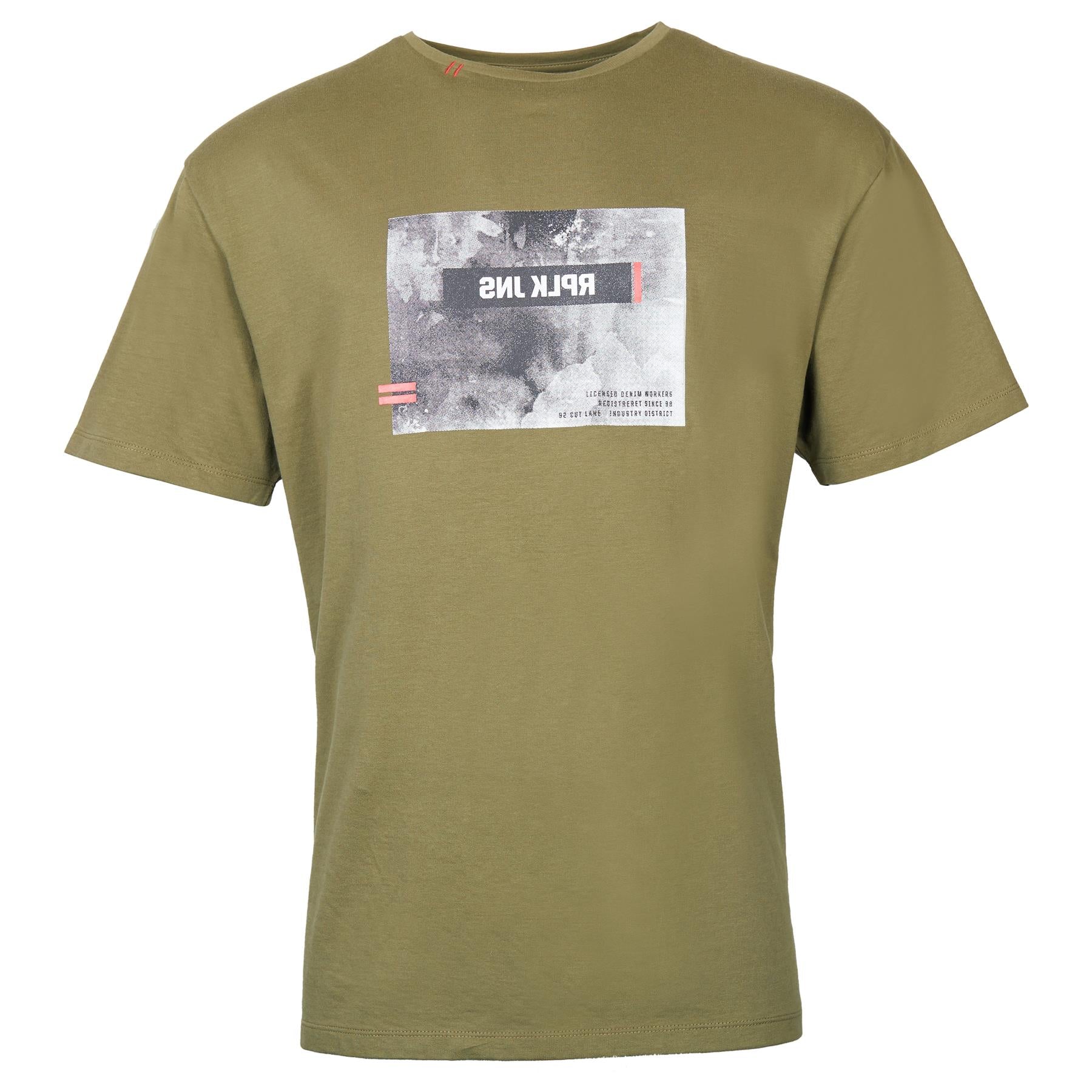 Replika Mens Extra Tall Cotton Printed Tee Shirt (03324)