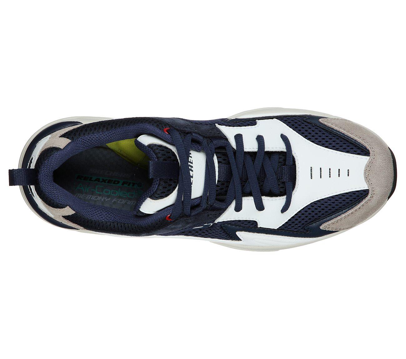 SKECHERS Men's Relaxed Fit: Verrado - Randen Sporty Sneakers in Navy/White