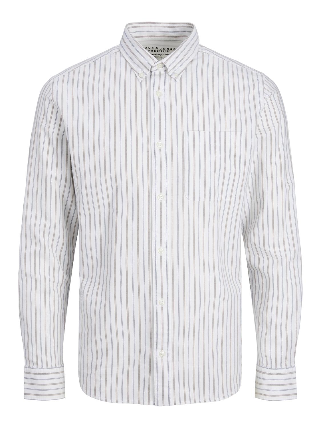 Jack & Jones Oxford Shirt With Long Sleeves For Men (JPRBLUBROOK) in 8 Colours, L-XL