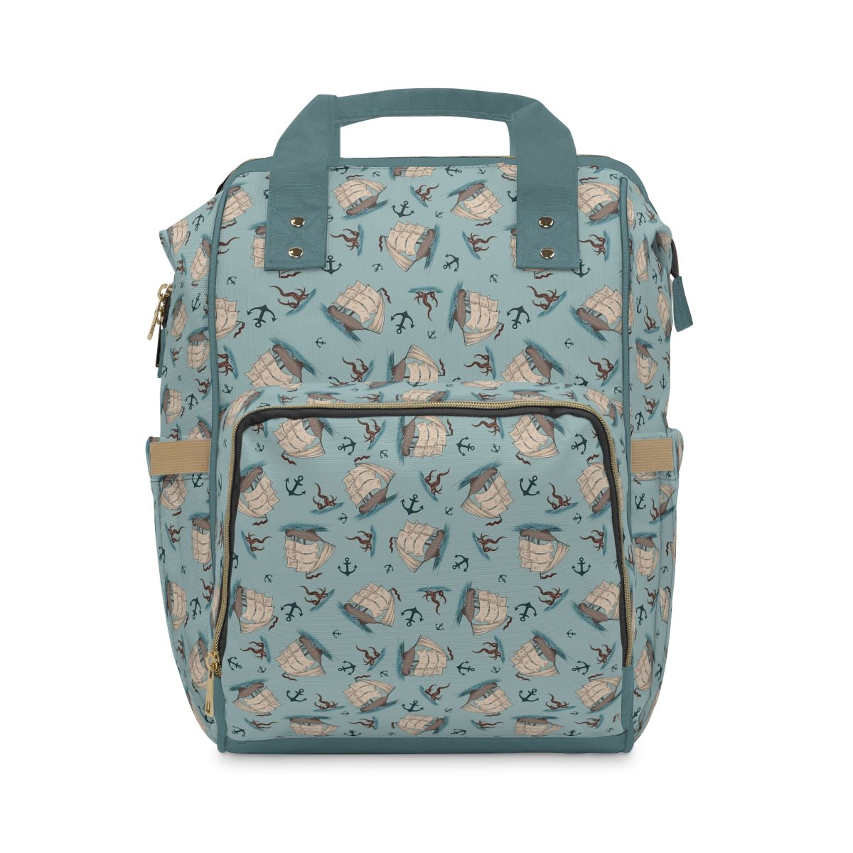Captain’s Carryall Baby Changing Bag | Nautical Blue Nappy Bag