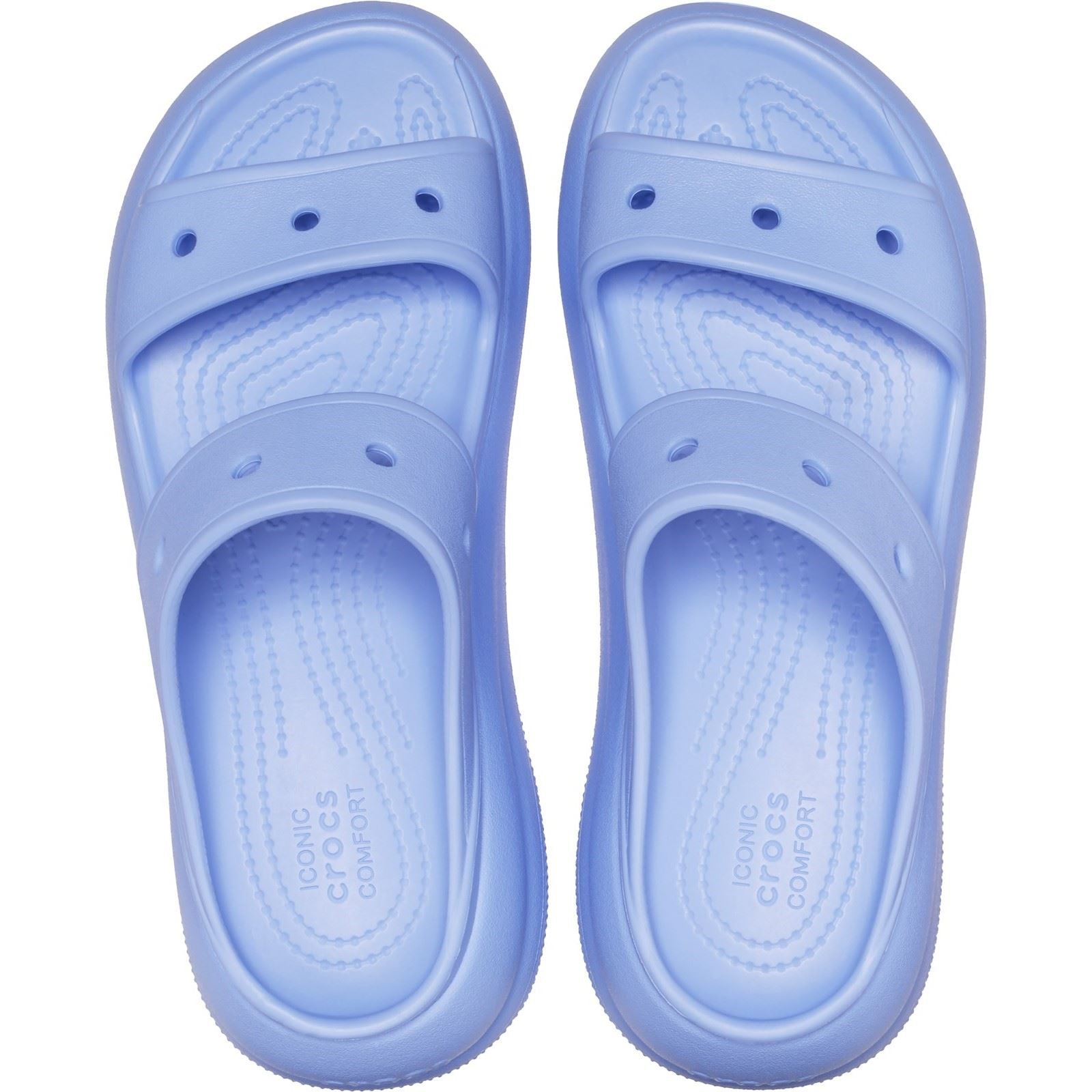 Crocs Unisex's Adult Classic Crush Sandal in 3 Colours, Sizes 4 to 8