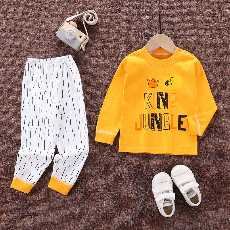 Children's Unisex 2-Pieces Cotton Suit