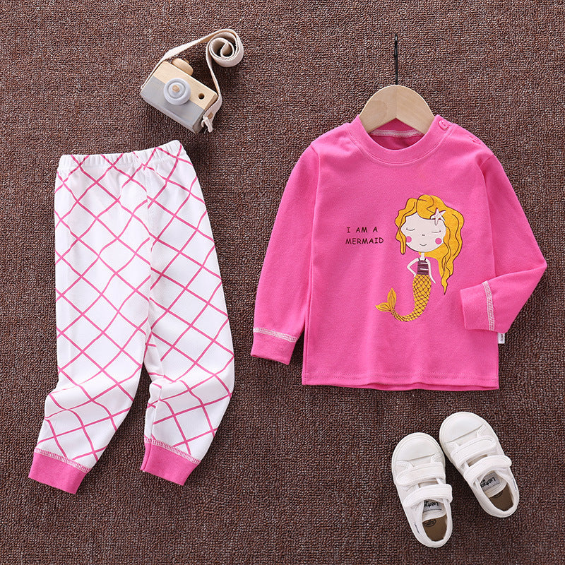 Children's Unisex 2-Pieces Cotton Suit