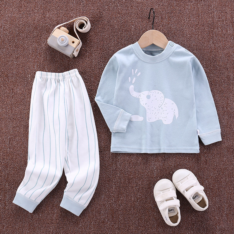 Children's Unisex 2-Pieces Cotton Suit