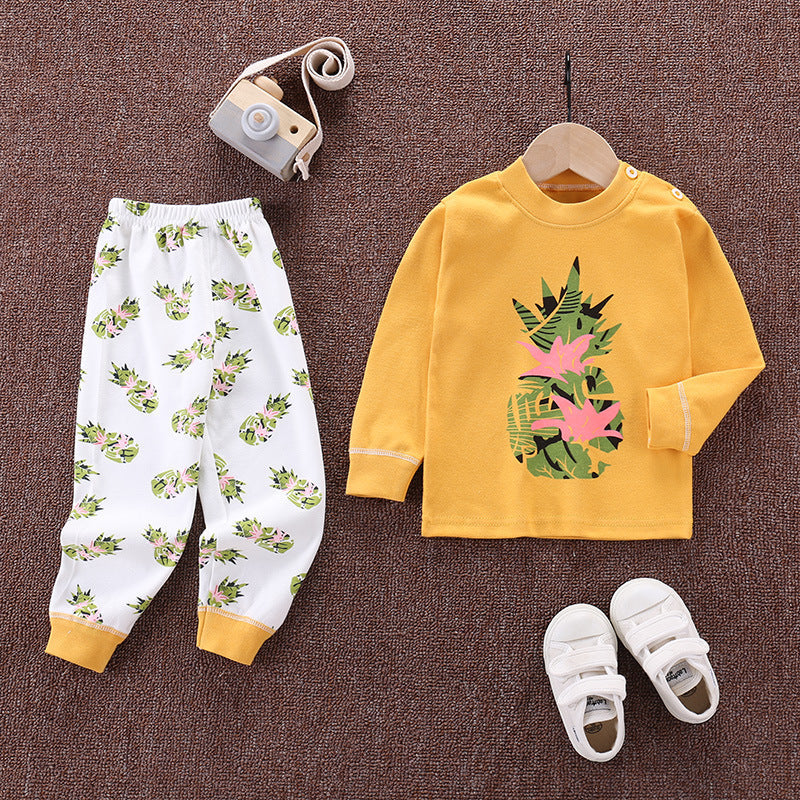 Children's Unisex 2-Pieces Cotton Suit