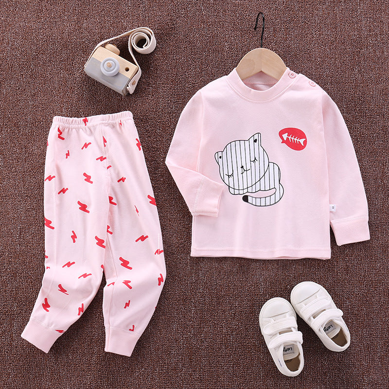 Children's Unisex 2-Pieces Cotton Suit