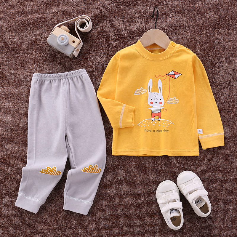 Children's Unisex 2-Pieces Cotton Suit