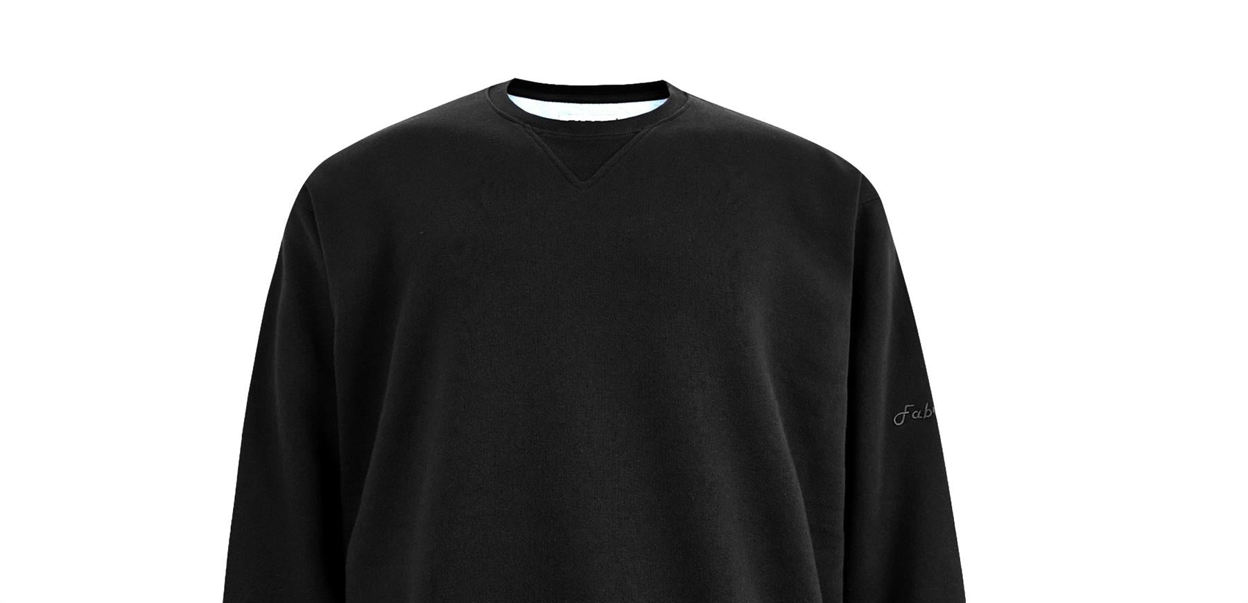 Fabrik Crew Neck Fleece Sweatshirt For Men (2407) in 2 Colours, 2XL-8XL