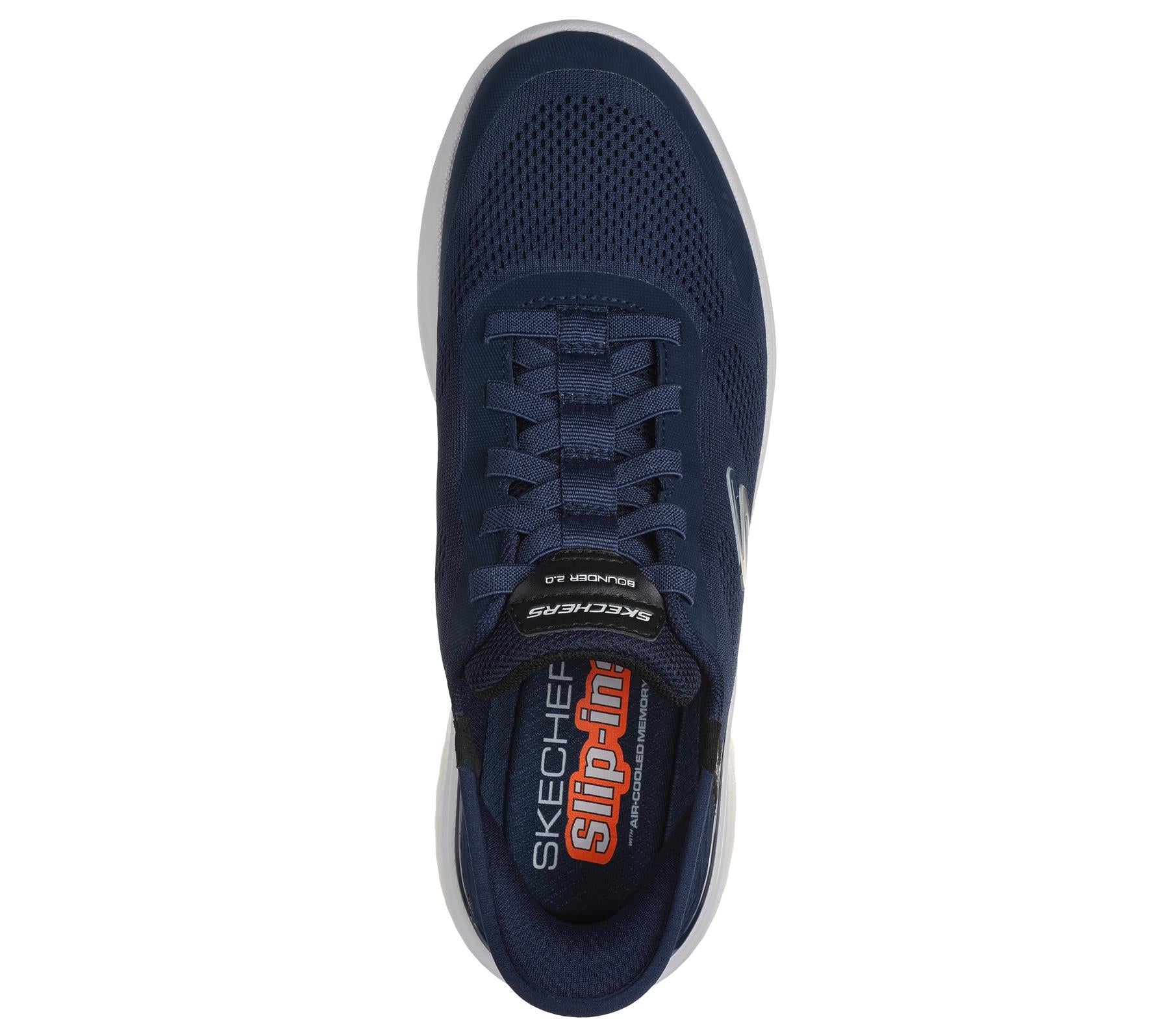 Skechers Slip On Sneaker Shoe For Men Bounder 2.0 Emerged Slip-Ins in Navy, 5.5-13