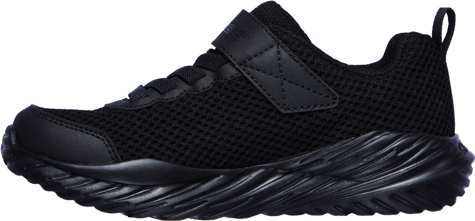 Skechers Boys Trainer - Nitro Sprint Krodon Sports in Black - 1-13.5 - GAR400083L