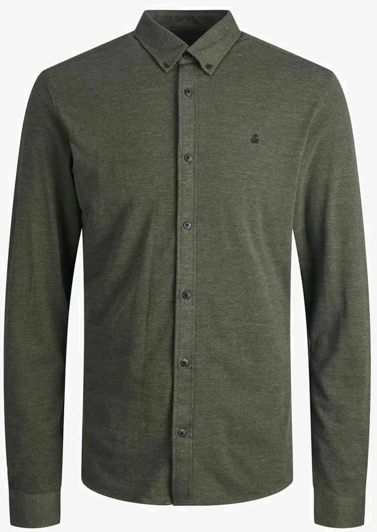 Jack & Jones Long Sleeves Shirt For Men (JJECLASSIC MELANGE) in 4 Colours, L-XL