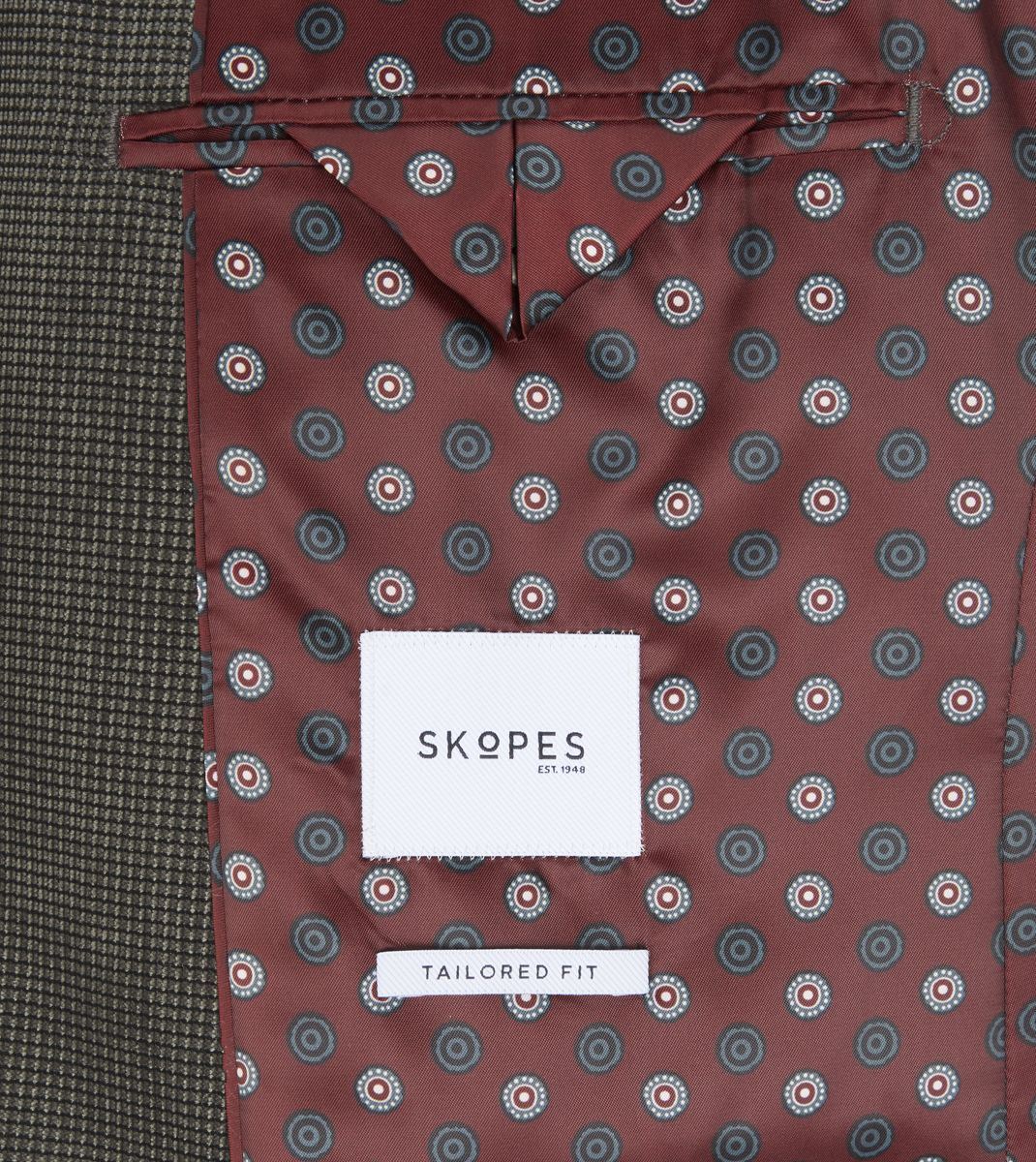 Skopes Hodgkinson Textured Sports Jacket For Mens in Olive, 36S-62L