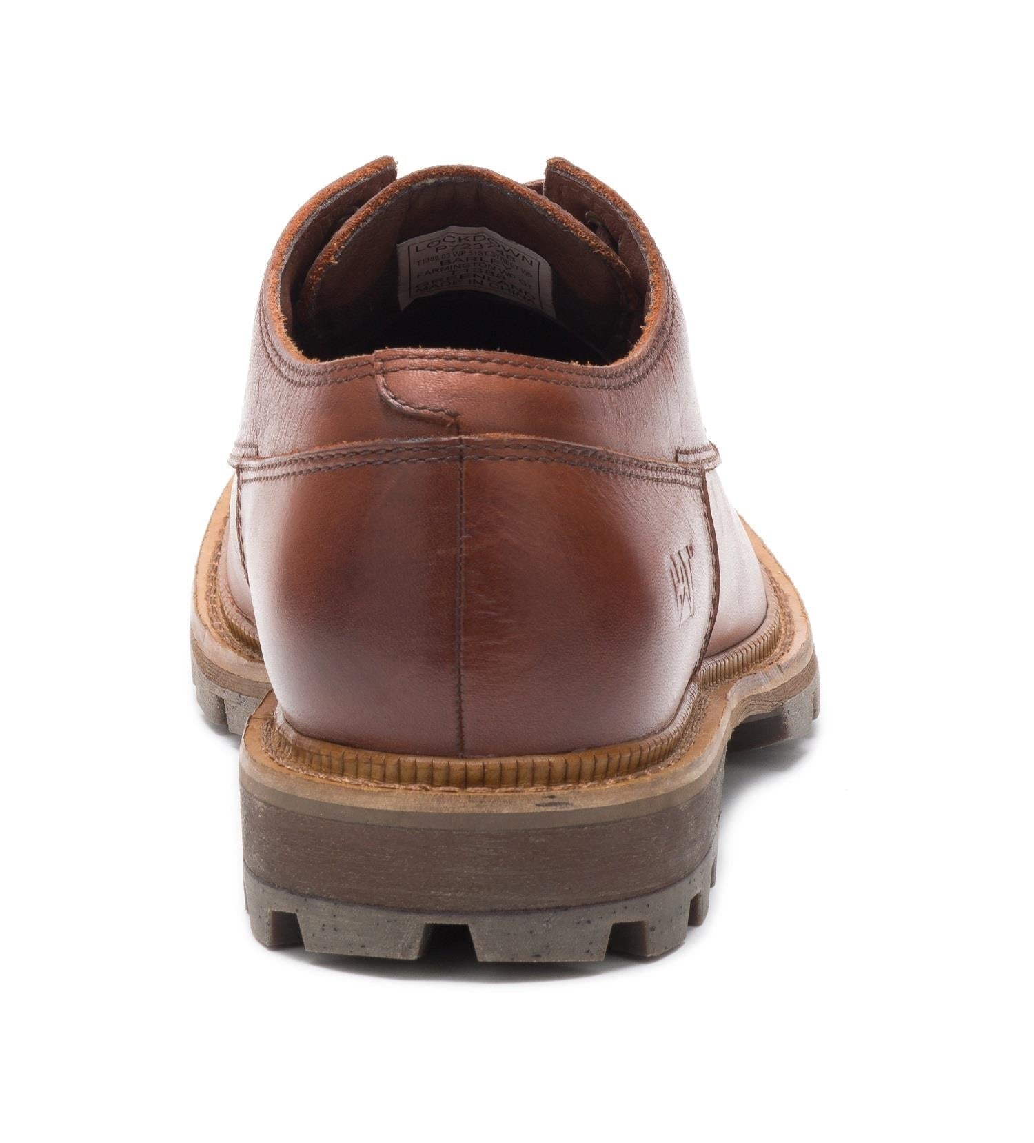 CAT Mens Wide Fit Water Proof Sleek Full Grain Robust Leather Shoes (51st Street)