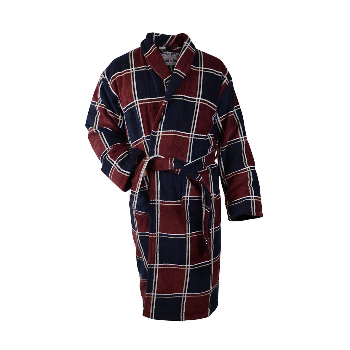 Mens Luxury Premium Egyptian Cotton 400 gsm Velour Gowns