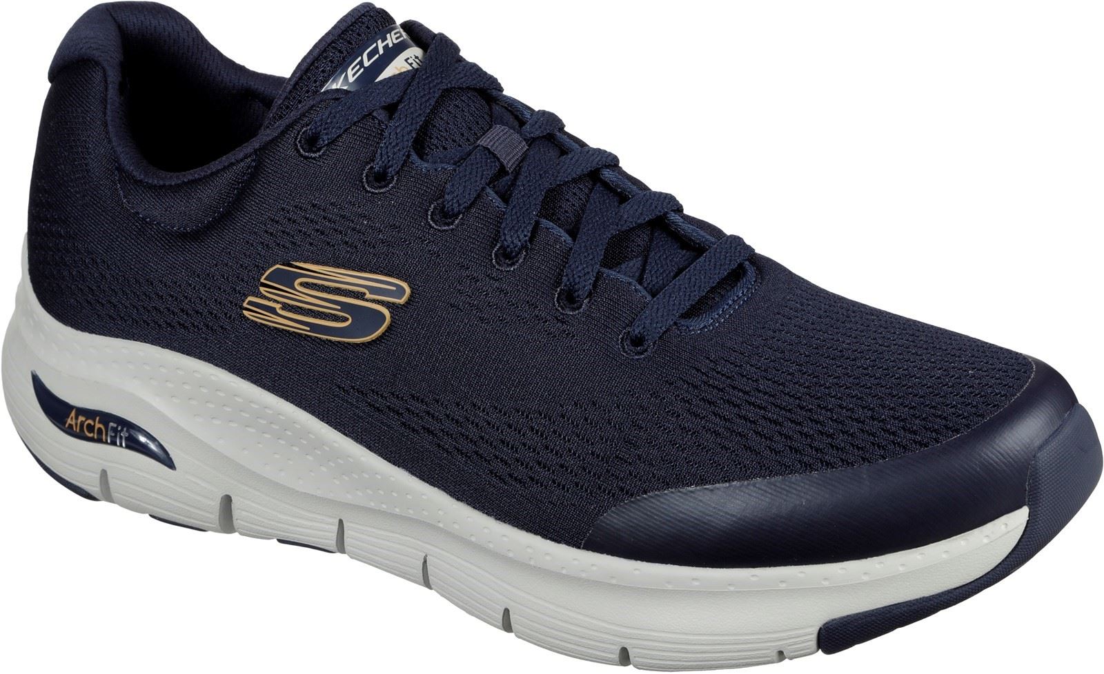 Skechers Arch Fit Lace Up Sports Mens Sports in Navy