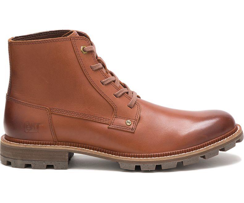 CAT Mens Wide Fit Water Proof Full Grain Impermeable Leather Boots (Wayward)