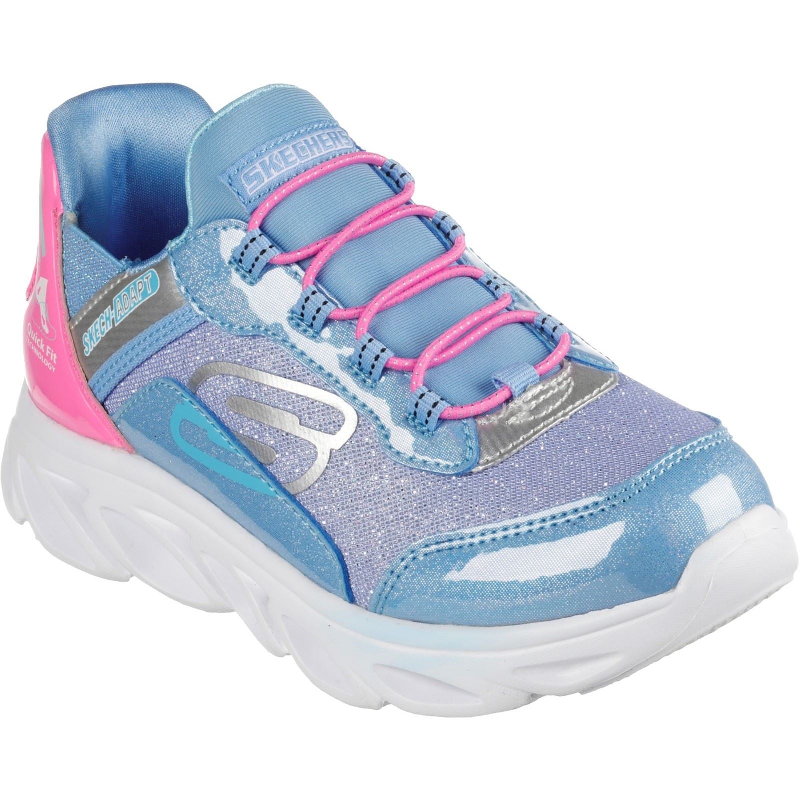 Skechers (GAR302221L) Childrens Sports Flex Glide Shoes in UK 1.5 to 13.5