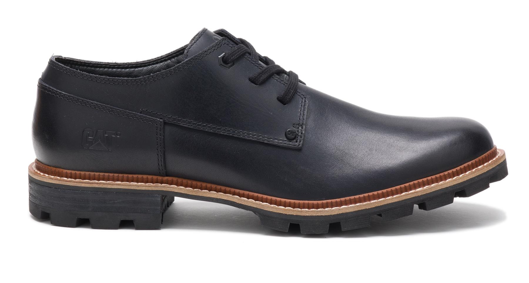 CAT Mens Wide Fit Water Proof Sleek Full Grain Robust Leather Shoes (51st Street)