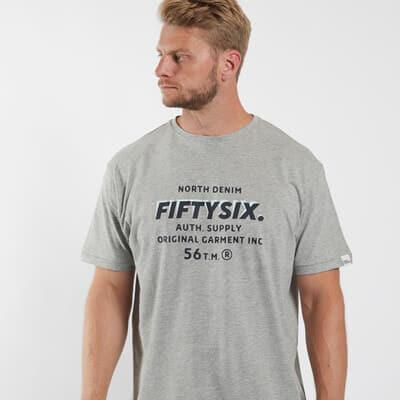 North 56* Men's Premium Cotton Printed Tee Shirt (21322) 2XL-8XL 2 Colours