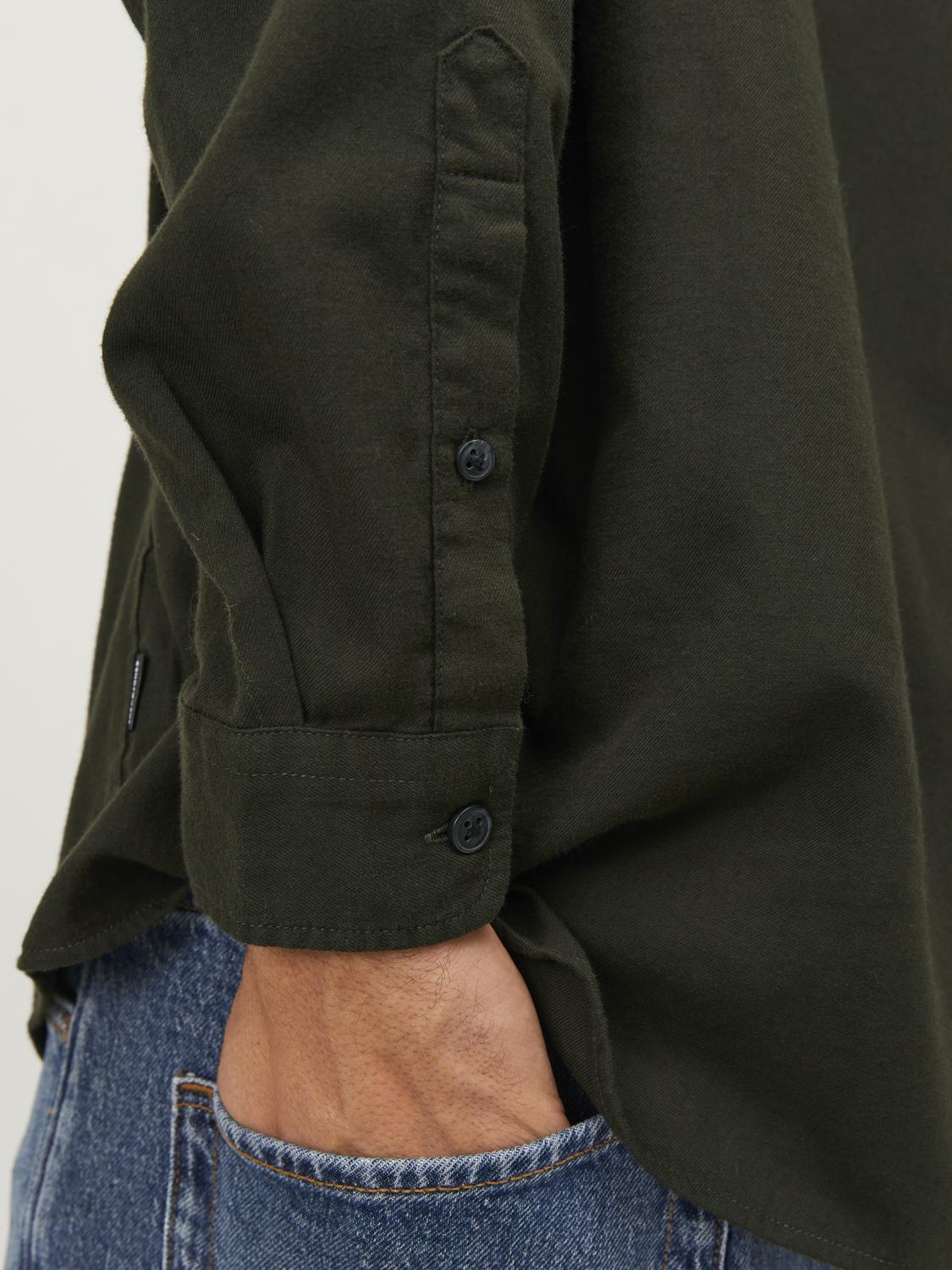 Jack & Jones Twill Checked Shirt With Long Sleeves For Men (JJEGINGHAM) in 5 Colours, L-XL