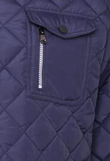 KAM Heritage Quilted Coat For Men in Navy, 2XL-8XL