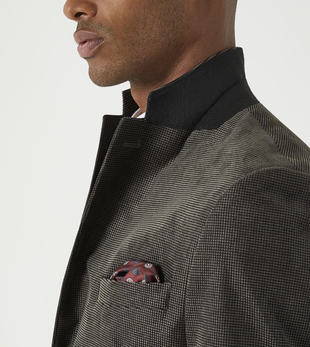 Skopes Hodgkinson Textured Sports Jacket For Mens in Olive, 36S-62L