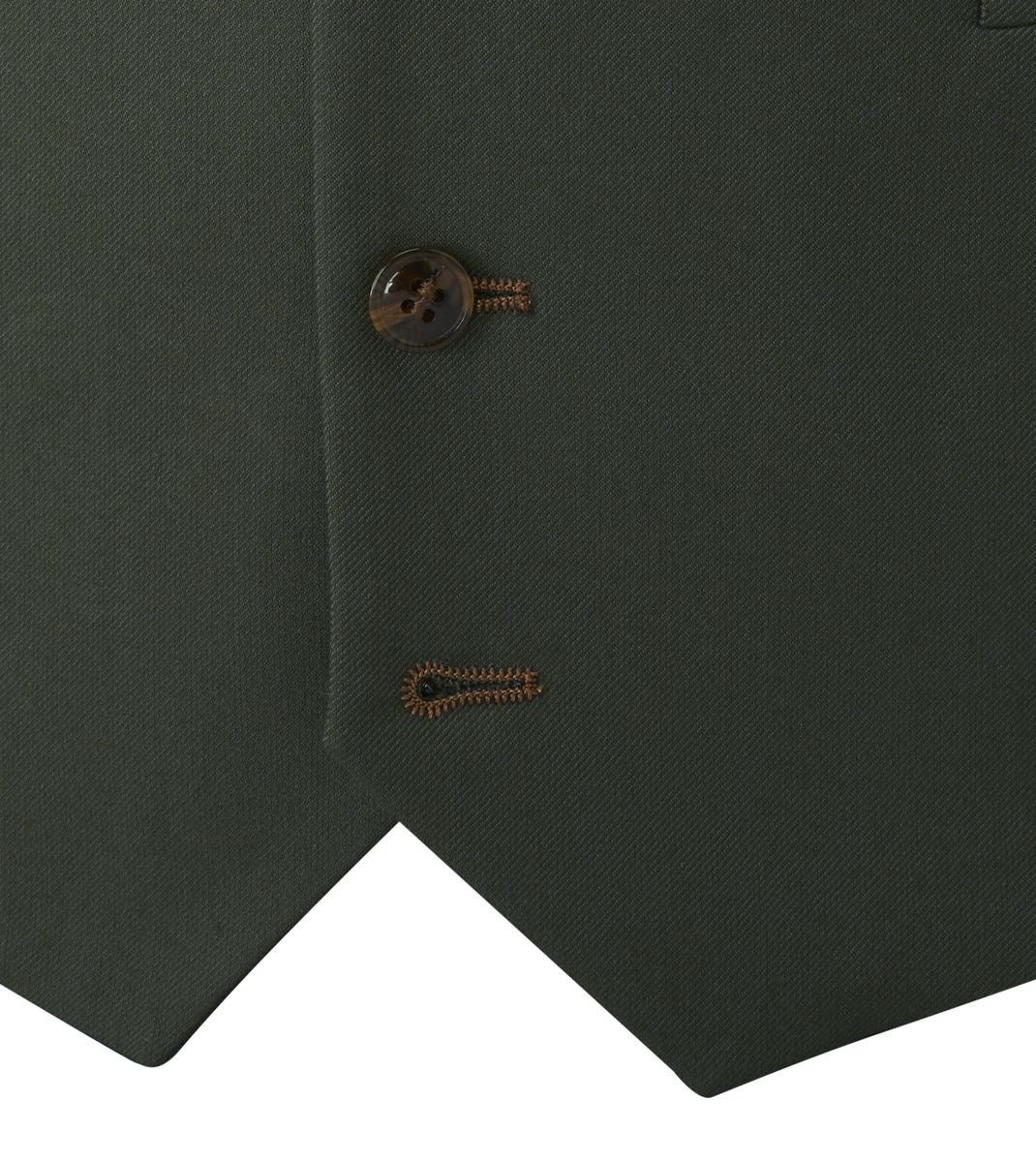 Skopes Harvey Suit Waistcoat For Men in Green, 36R-62R