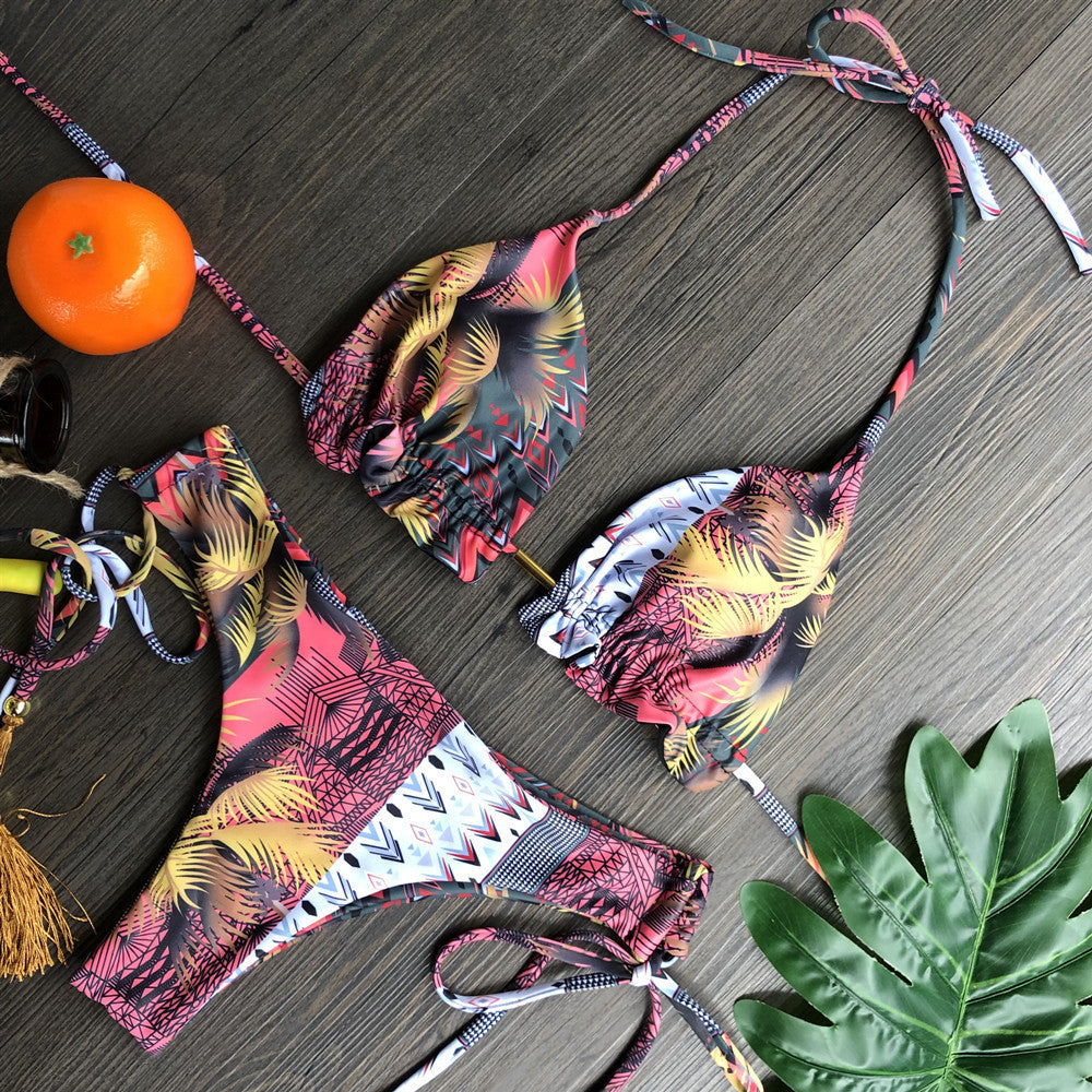 Floral Vintage Swimsuit, Women's Vintage Swimwear