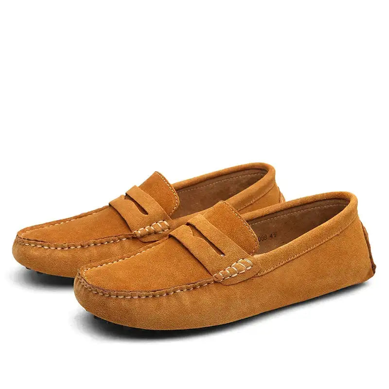 Elegant Leather Slip-On Loafers