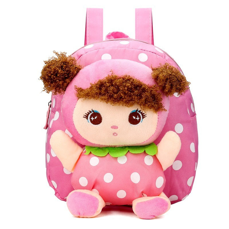 Kids' Cartoon Canvas Doll Backpack