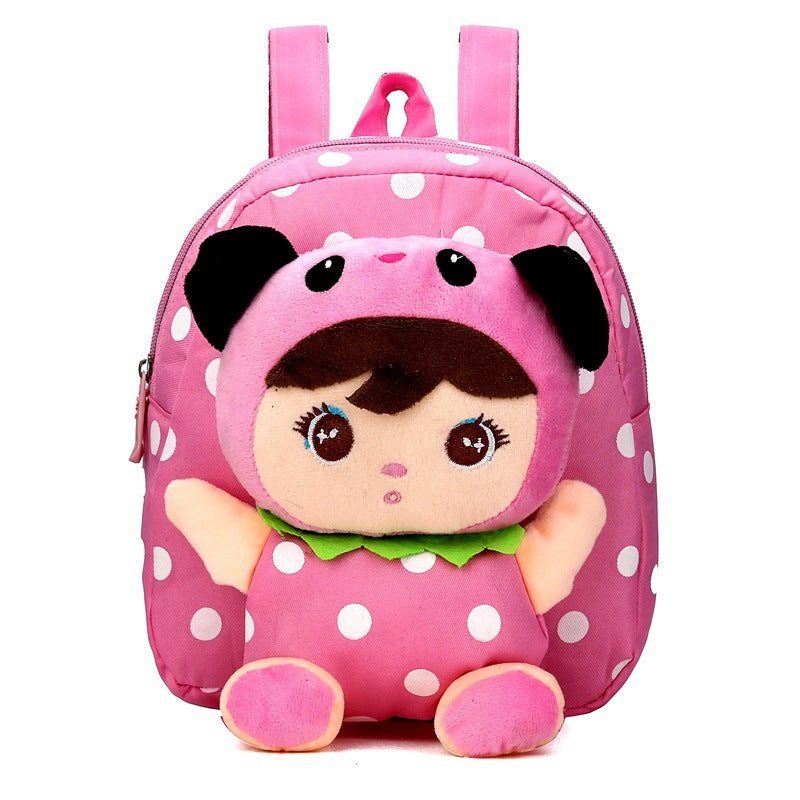 Kids' Cartoon Canvas Doll Backpack