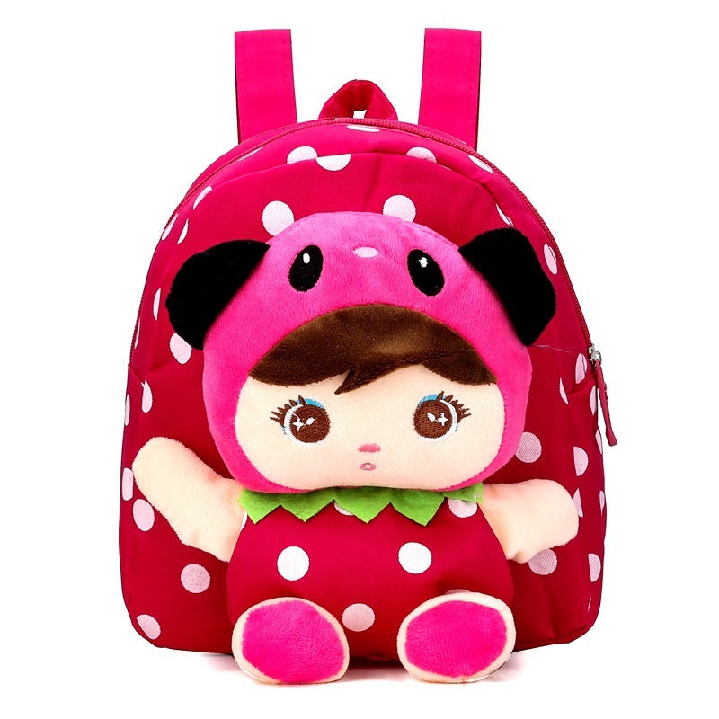 Kids' Cartoon Canvas Doll Backpack