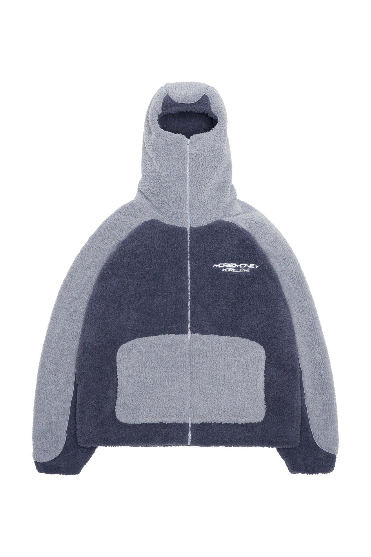 Lambswool Fashion Hoodie – Warm Loose-Fit Street Style Coat