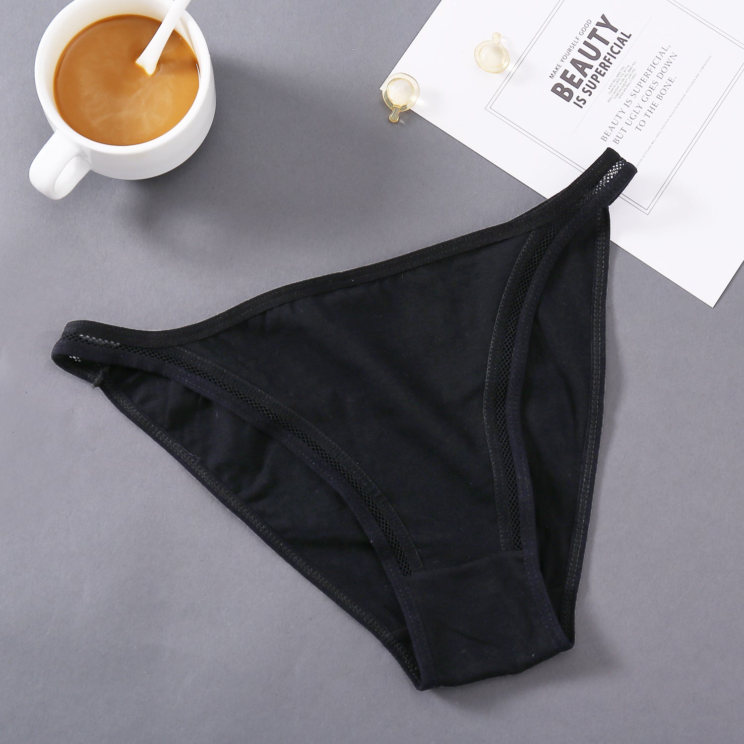 Low Waist Comfortable Panties, Women's Cute Underwear