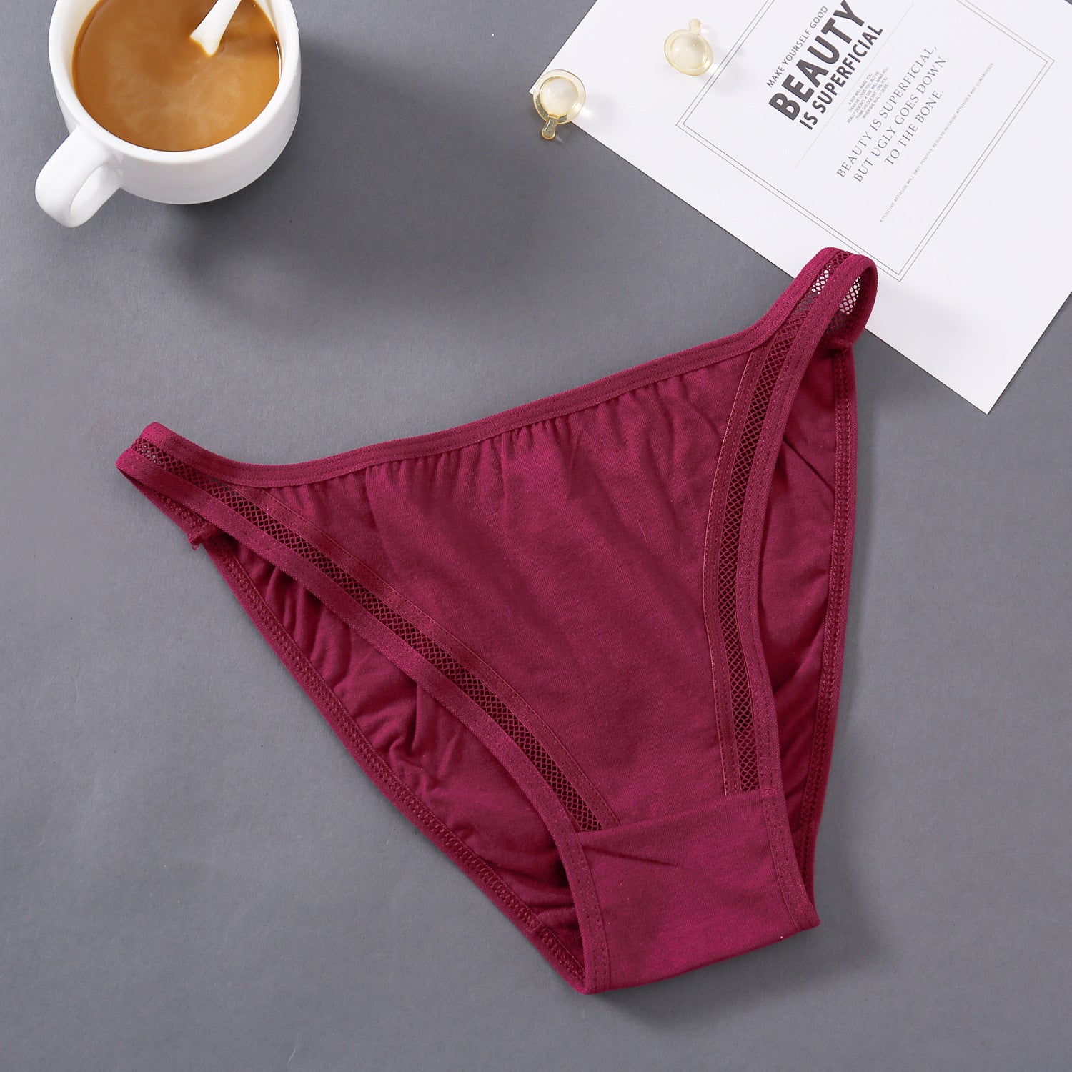 Low Waist Comfortable Panties, Women's Cute Underwear