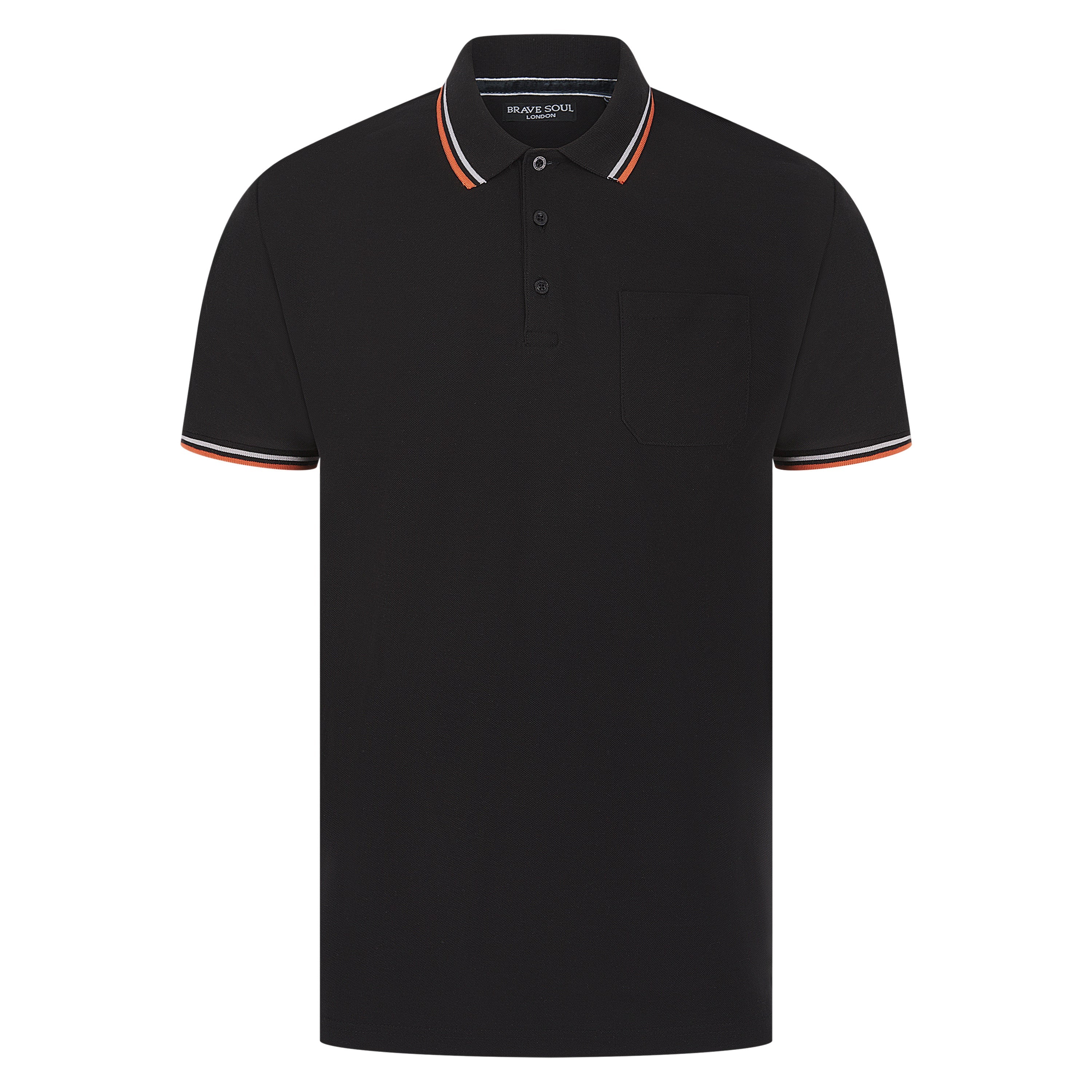 Brave Soul Cosmo Pique Polo Shirt