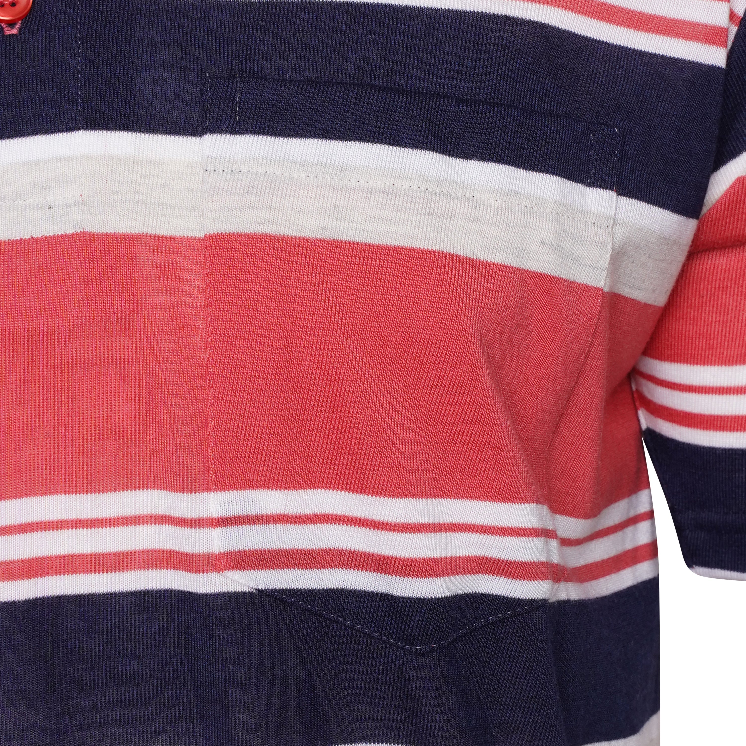 Charles Norton Brenden Striped Polo Shirt