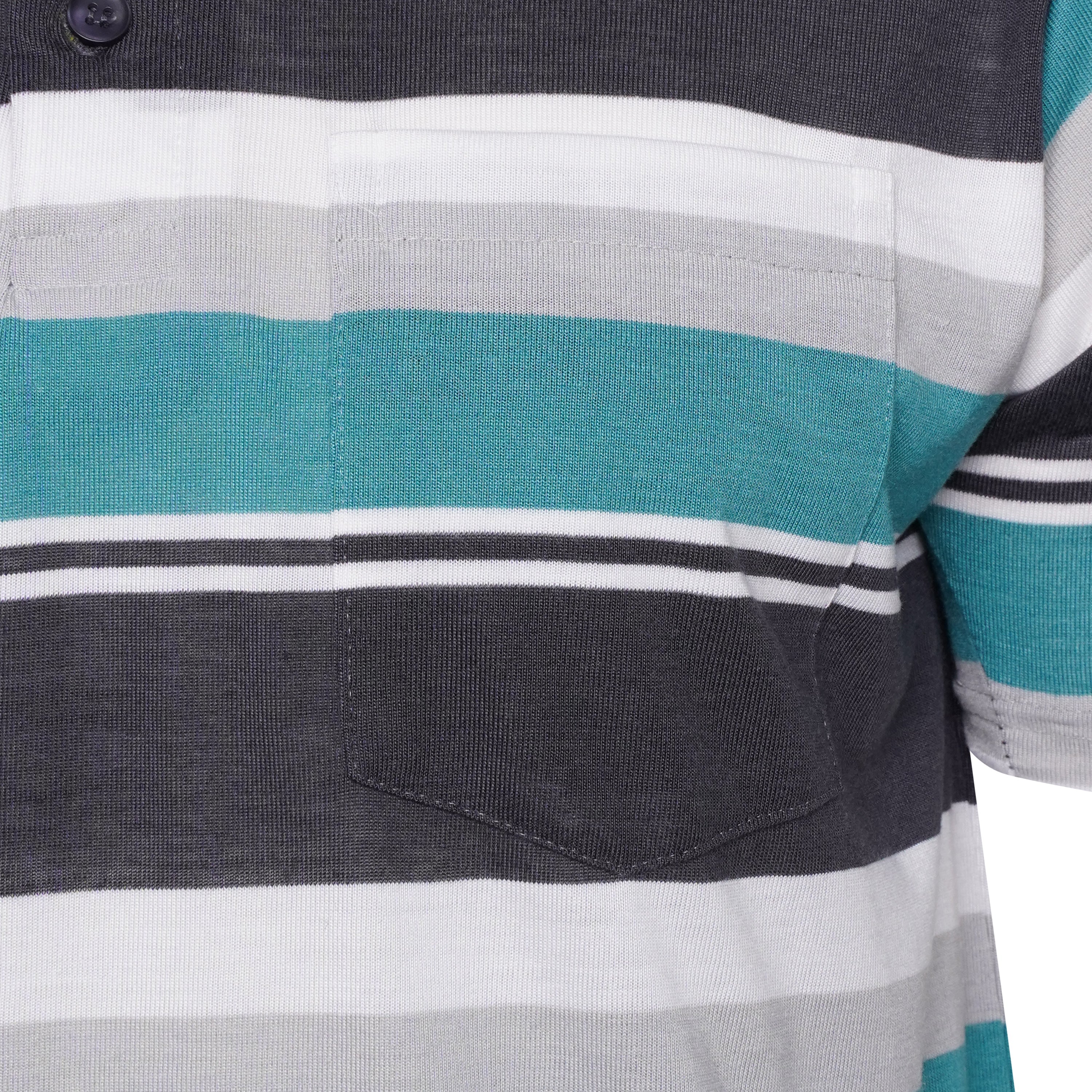 Charles Norton Brenden Striped Polo Shirt