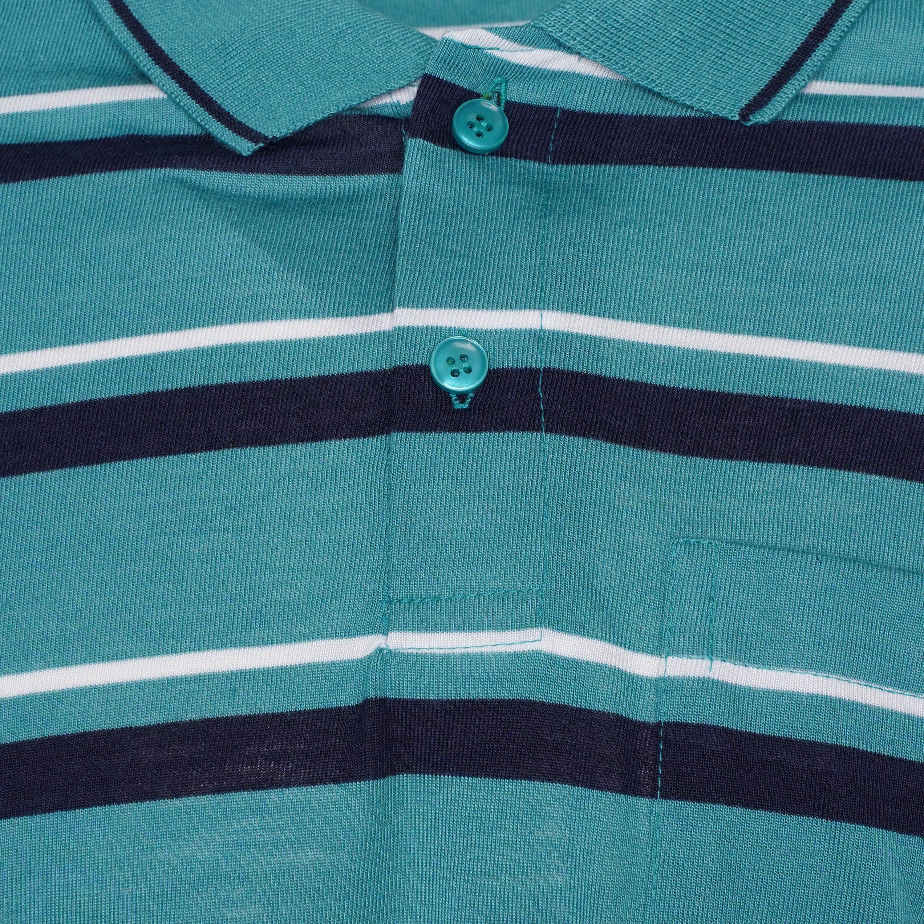 Charles Norton Brenden Striped Polo Shirt
