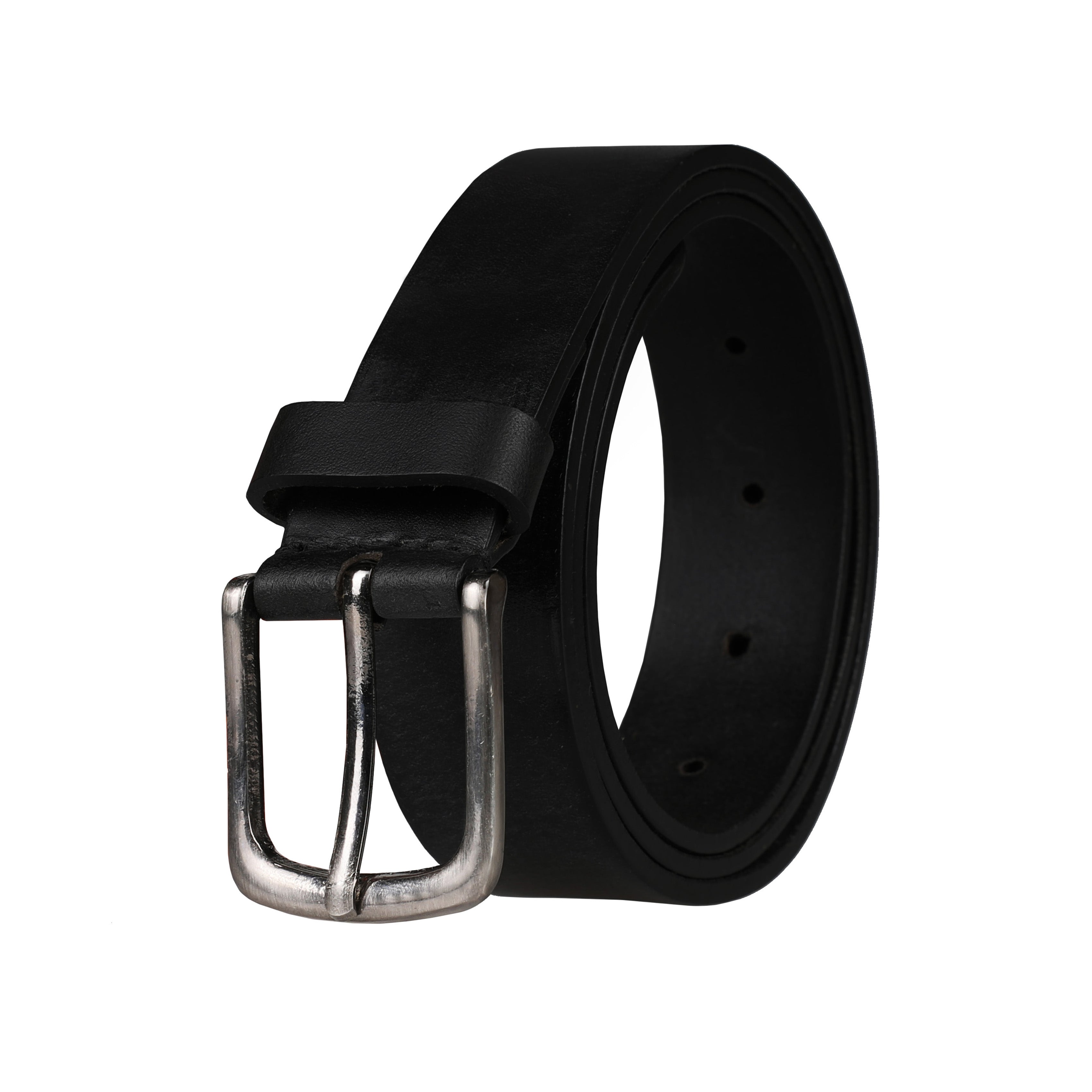 Outback 1.25" Wide Round Buckle Full Grain Leather Belt