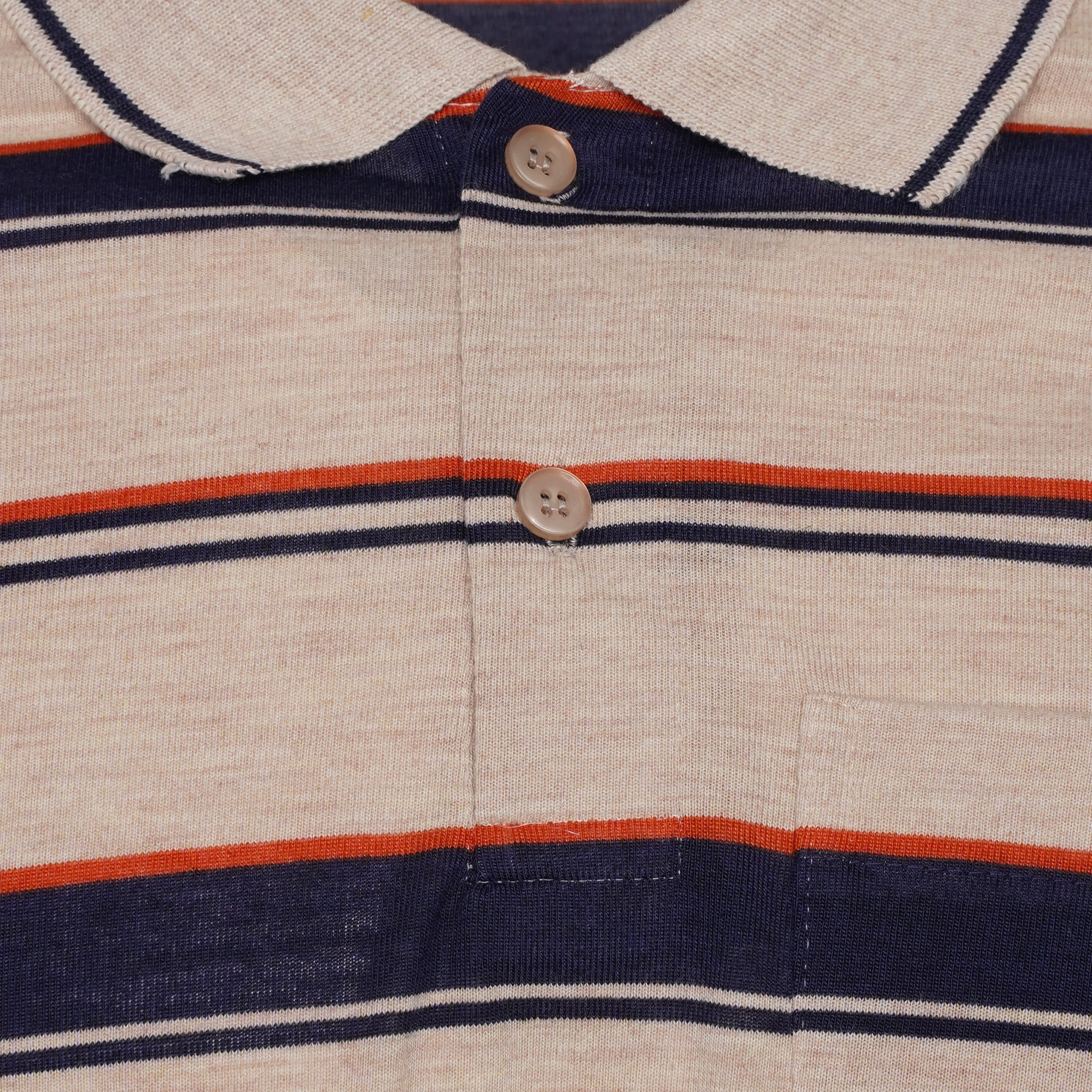 Charles Norton Brenden Striped Polo Shirt