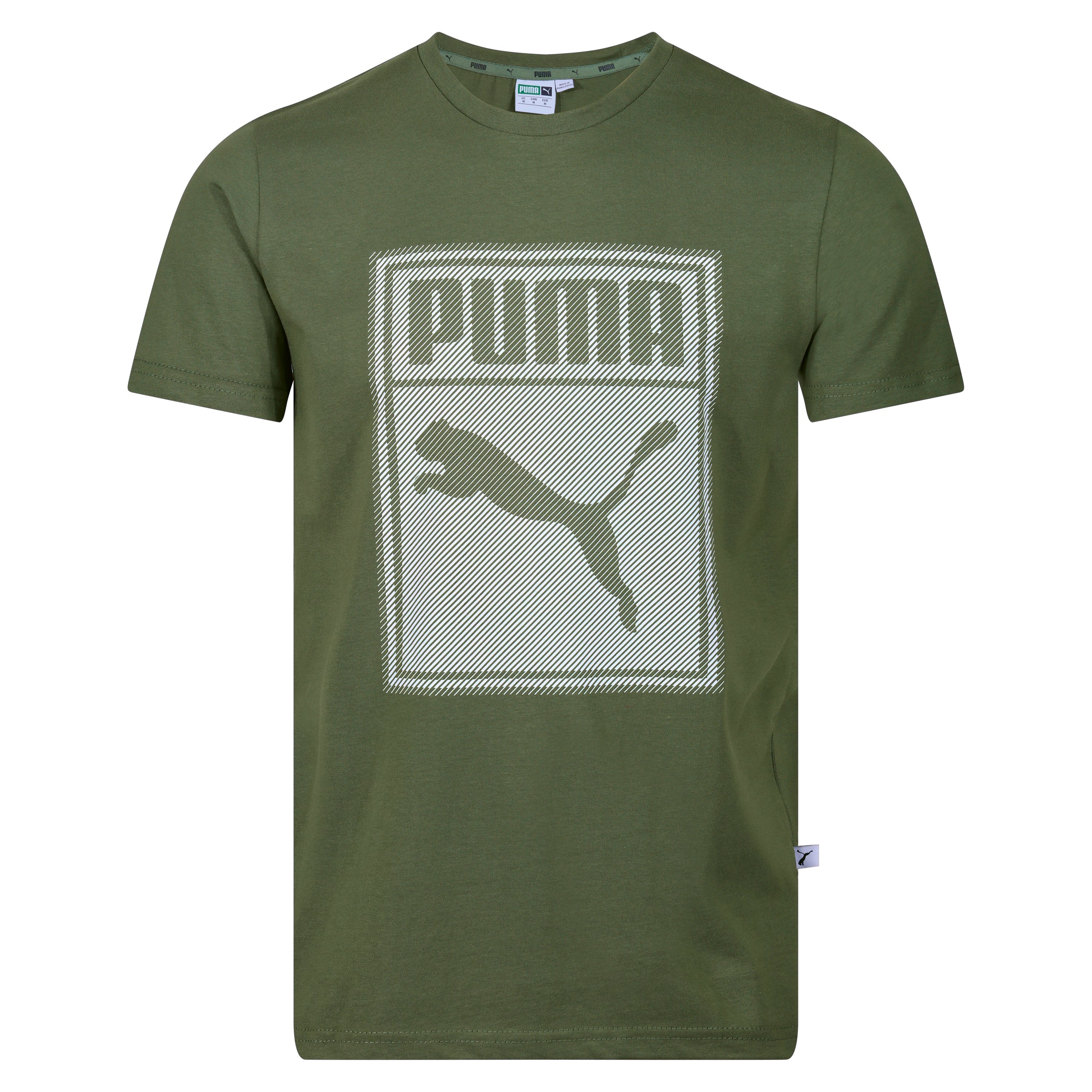 Puma Diagonal Stripe Graphic T-Shirt
