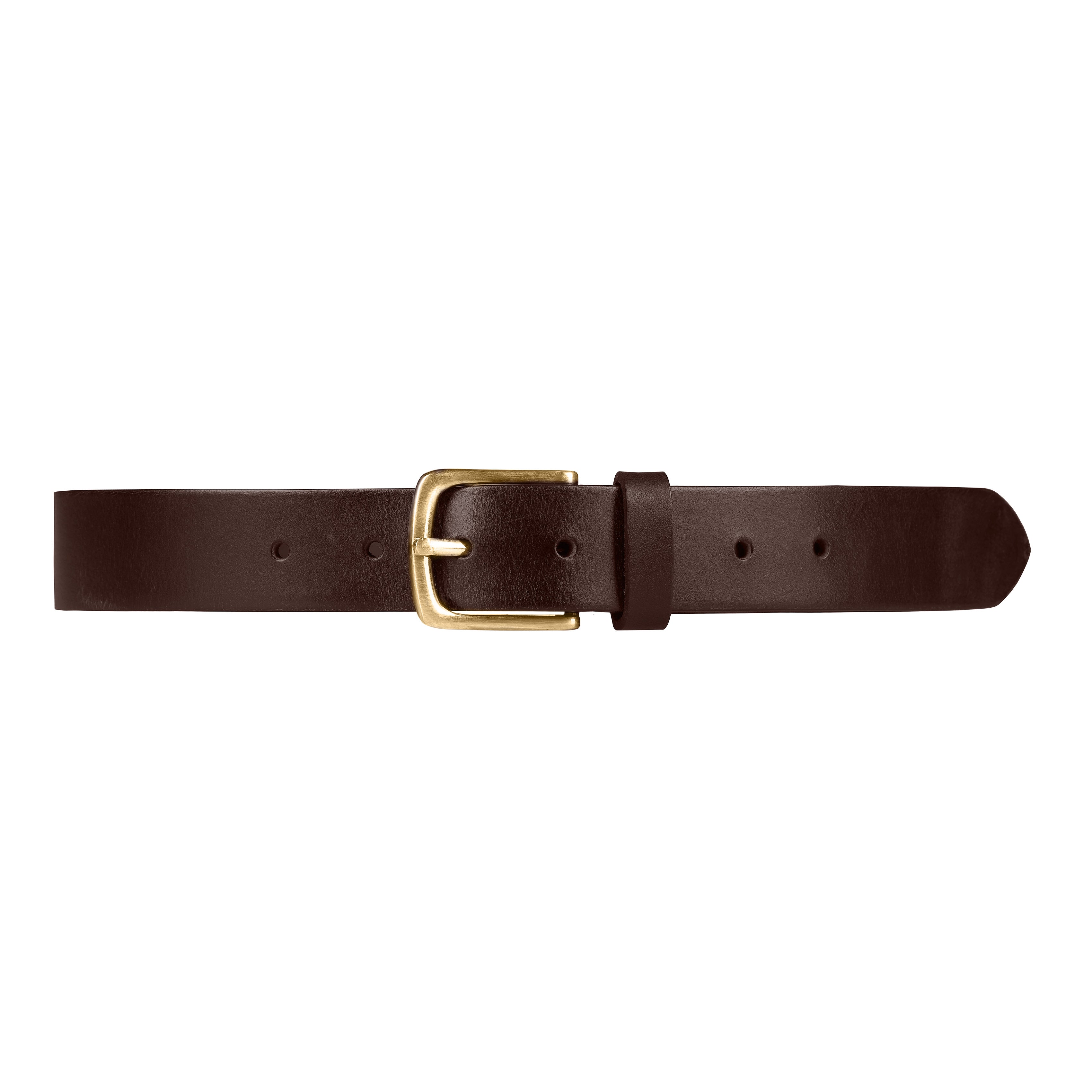 Outback 1.25" Wide Round Buckle Full Grain Leather Belt