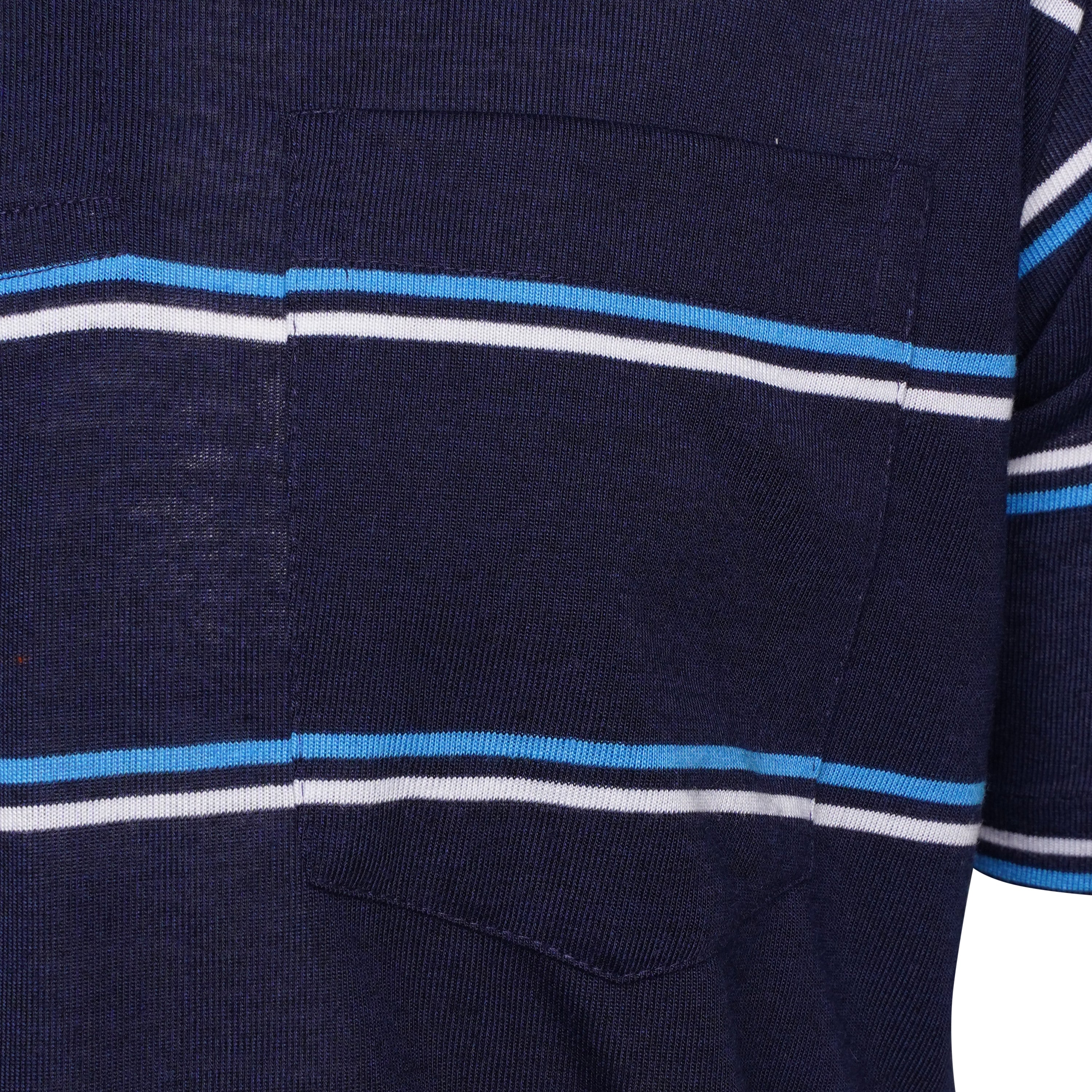 Charles Norton Brenden Striped Polo Shirt